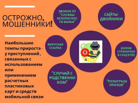 Информационно-разъяснительные материалы по профилактике дистанционных преступлений Информационно-разъяснительные материалы по профилактике дистанционных преступлений.